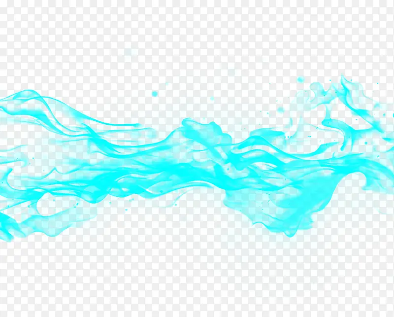 火 烟雾 漂浮 青色