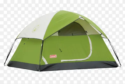 绿色露营帐篷