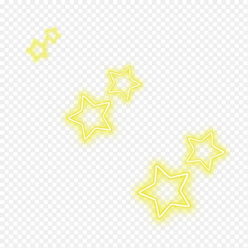荧光五角星星