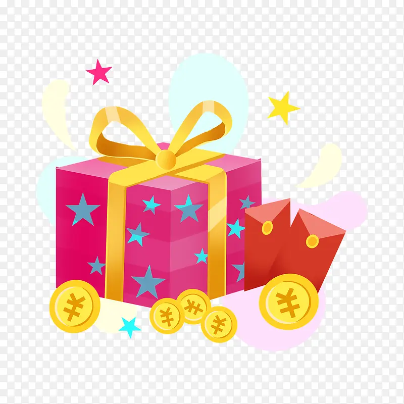 新年红包金币礼盒