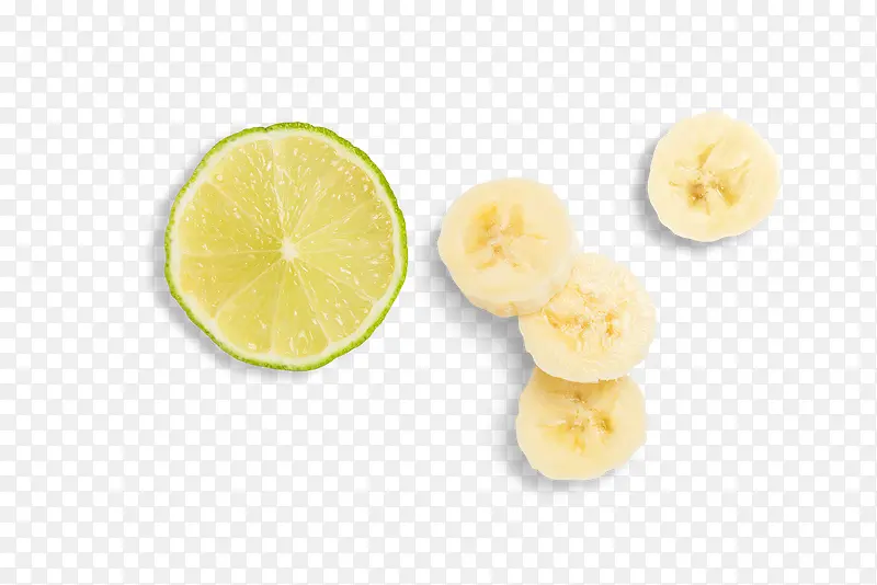 香蕉片 柠檬片