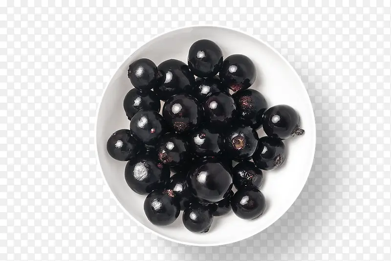 一盘黑莓水果