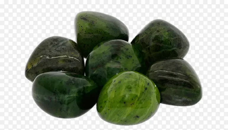 绿色玉原石材料