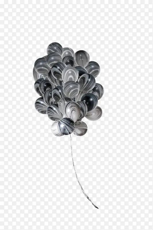条纹黑白气球