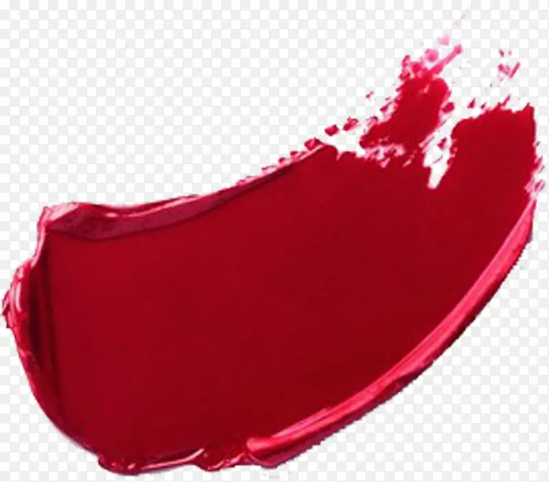 彩妆红色口红液体形状材料