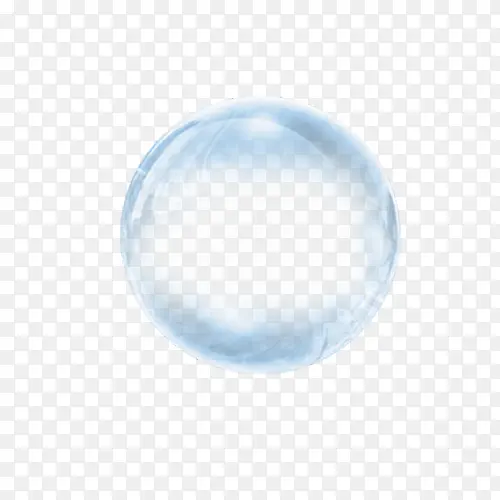 一个透明泡泡