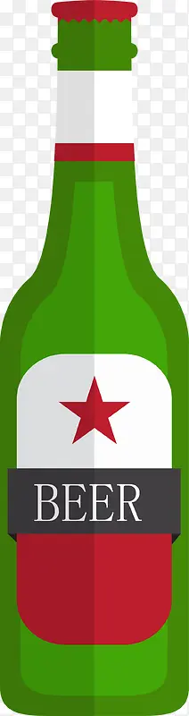 啤酒 酒瓶 卡通 素材5