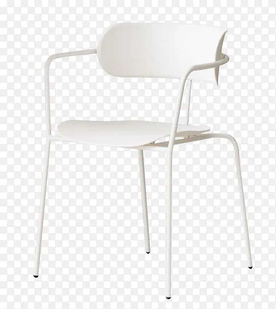 简约白色椅子