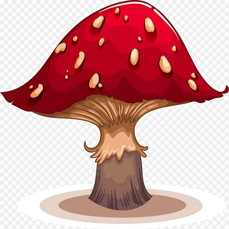蘑菇 卡通 插画 素材1