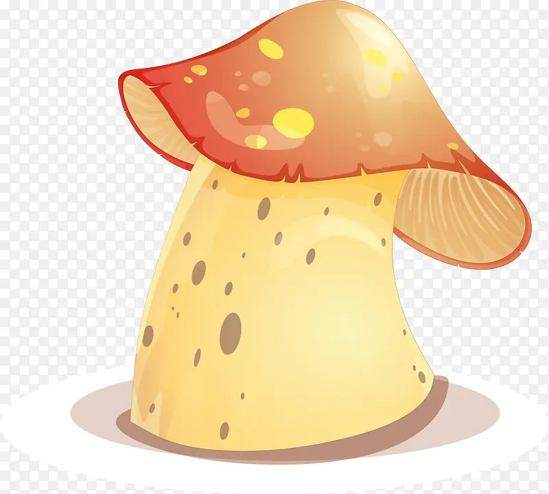 蘑菇 卡通 插画 素材2