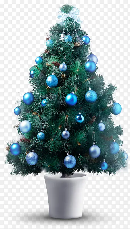 圣诞节圣诞树蓝色