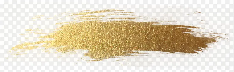 黄金感墨迹透明PNG素材