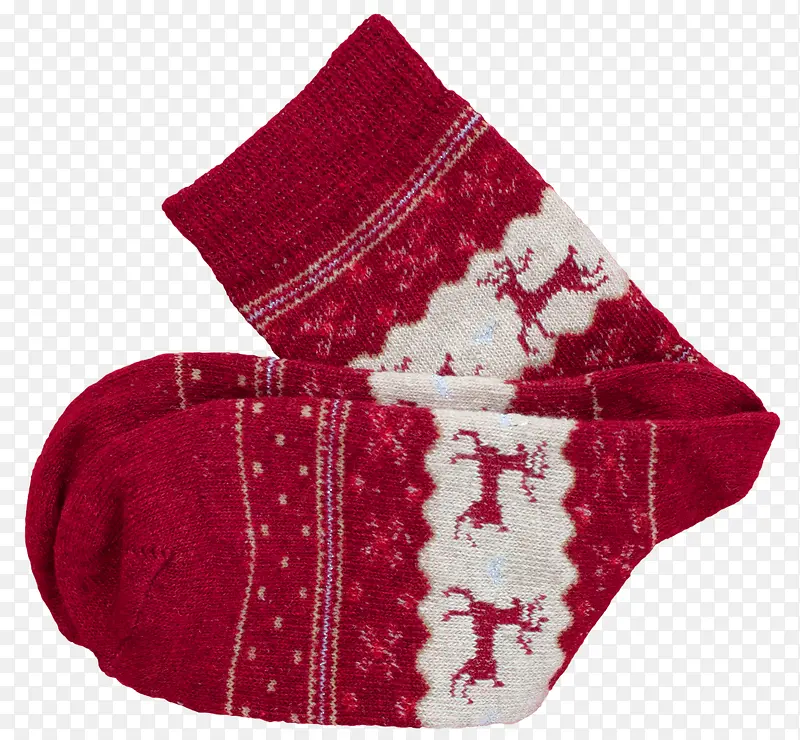 圣诞袜子红色的