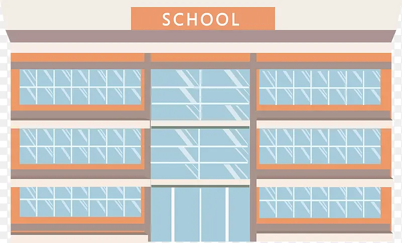 卡通学校建筑2
