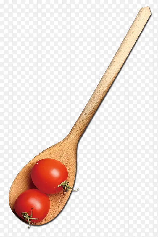 勺子和小番茄