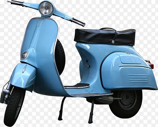 小摩托车蓝色