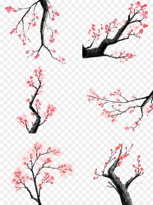 水墨梅花素材1