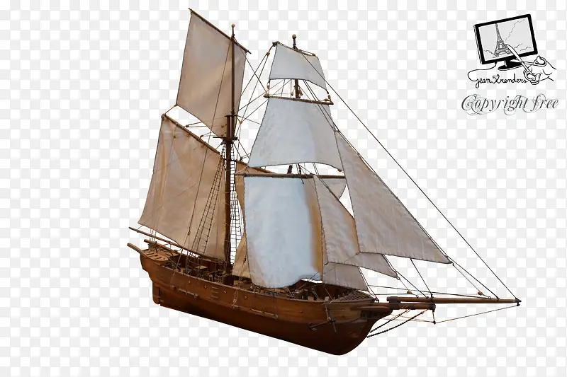 古代航海帆船