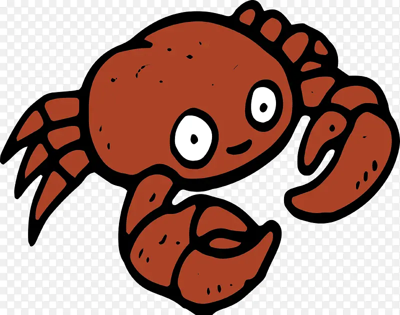 卡通螃蟹设计