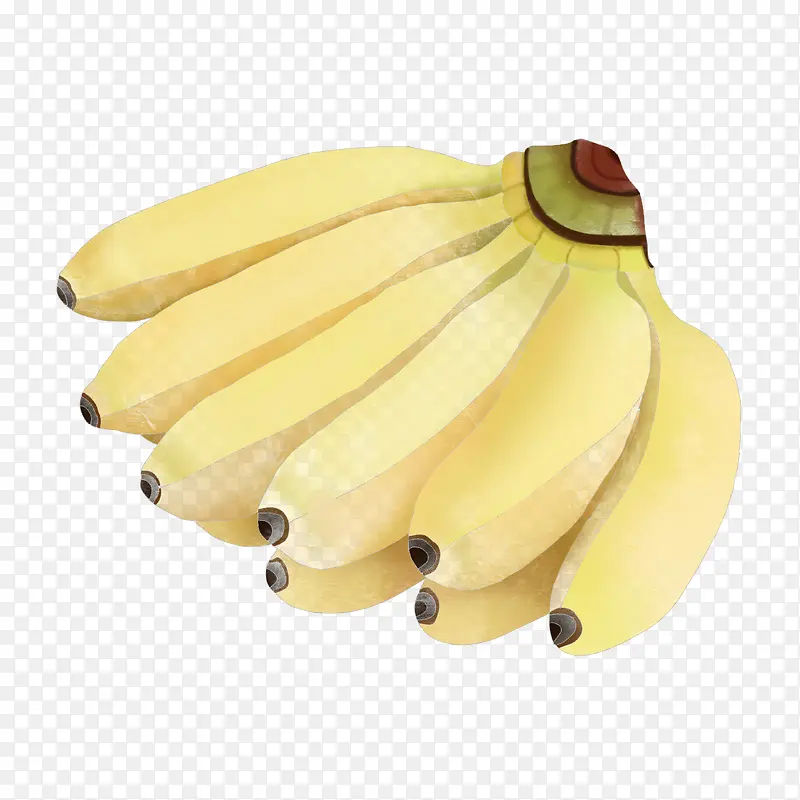 美味香蕉水果元素