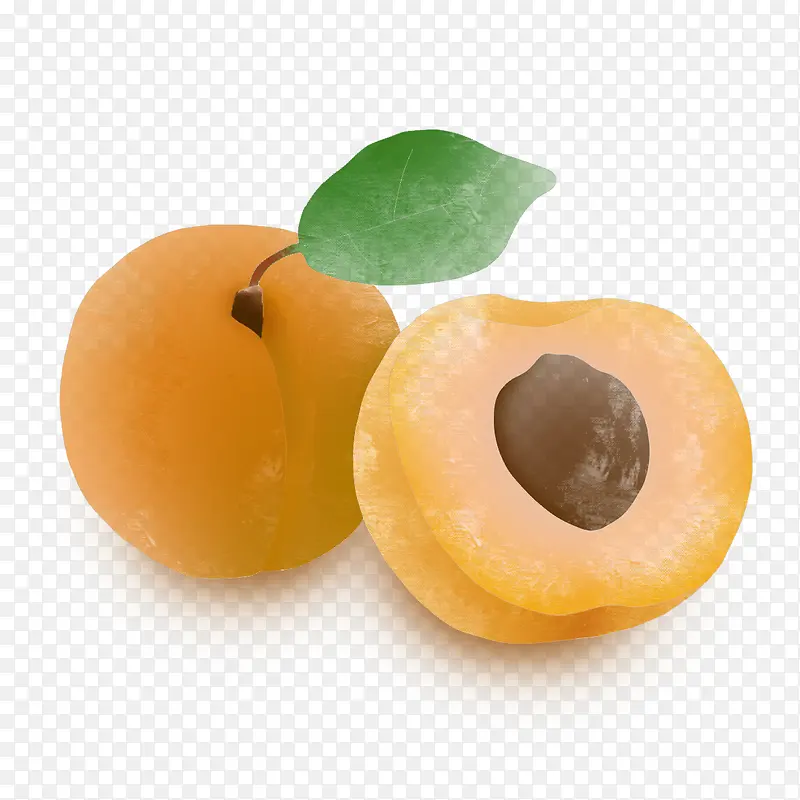 美味水果杏仁元素