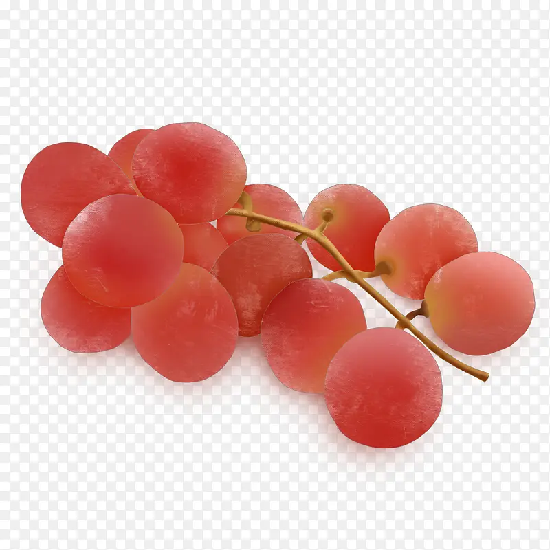 健康水果手绘葡萄