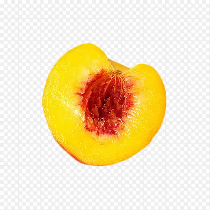 新鲜水果黄桃元素