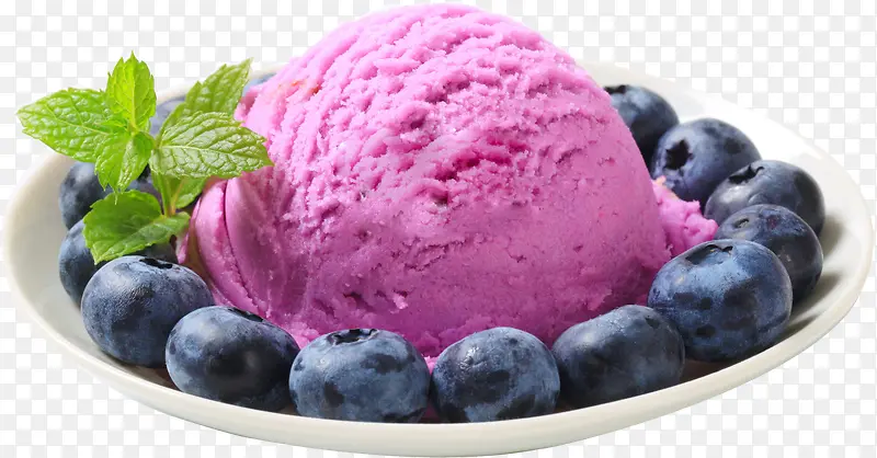 一碗蓝莓冰激凌