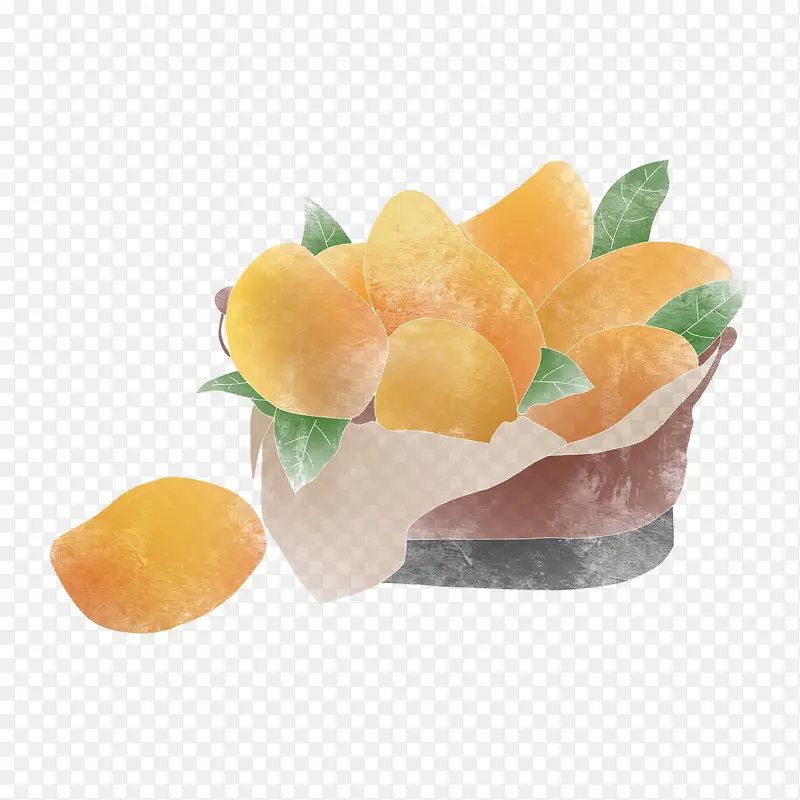 美味水果枇杷果元素