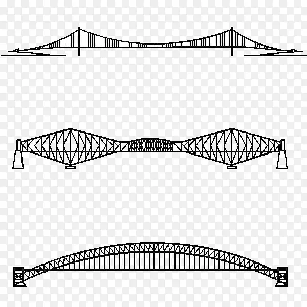 卡通桥梁建筑