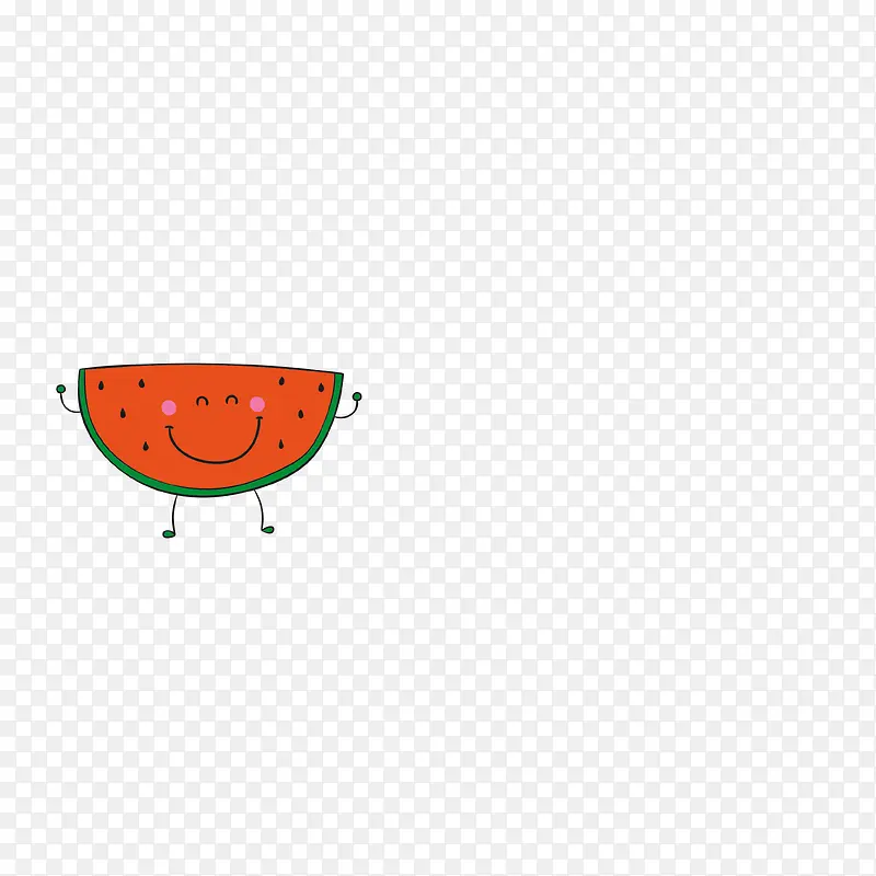 西瓜卡通水果可爱