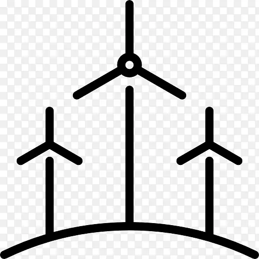 风力能源图标