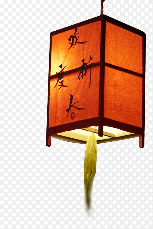 红灯笼欢度新春