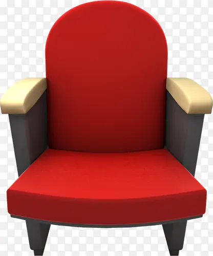 红色卡通沙发椅
