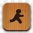 跑步小人木板logo图标