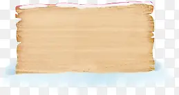 白色冬日木板创意