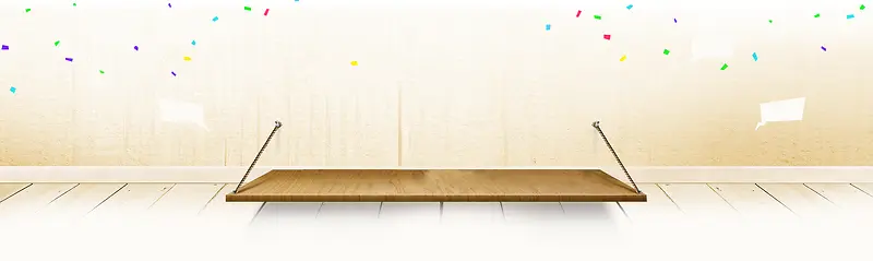 条纹木板背景banner