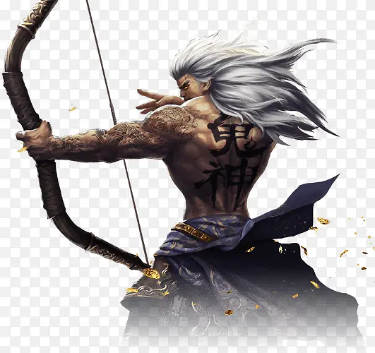 射箭英勇武士人物