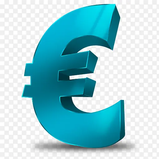 3D货币符号欧元