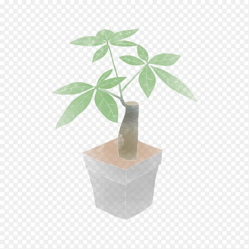 手绘植物元素绿色花卉PNG图片素材下载_图片编号ywgronkv-免抠素材网