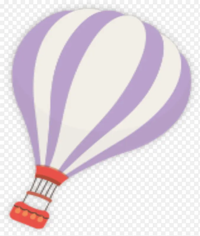 紫色条纹气球