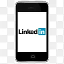 iphone社交媒体图标linkedin