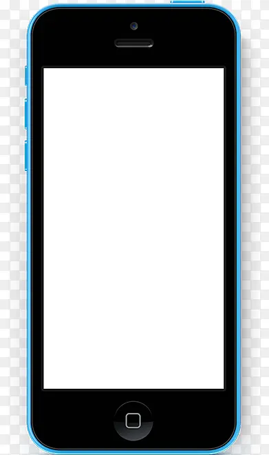 蓝色iphone边框