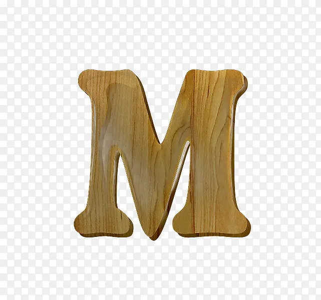木纹字母m