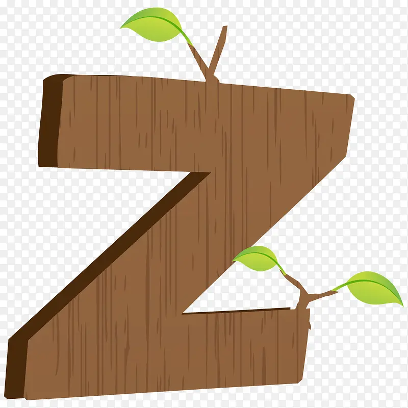 创意木制英文字母Z
