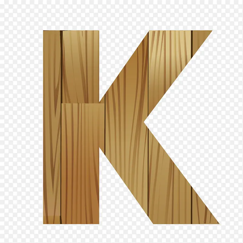 木纹英文字母K