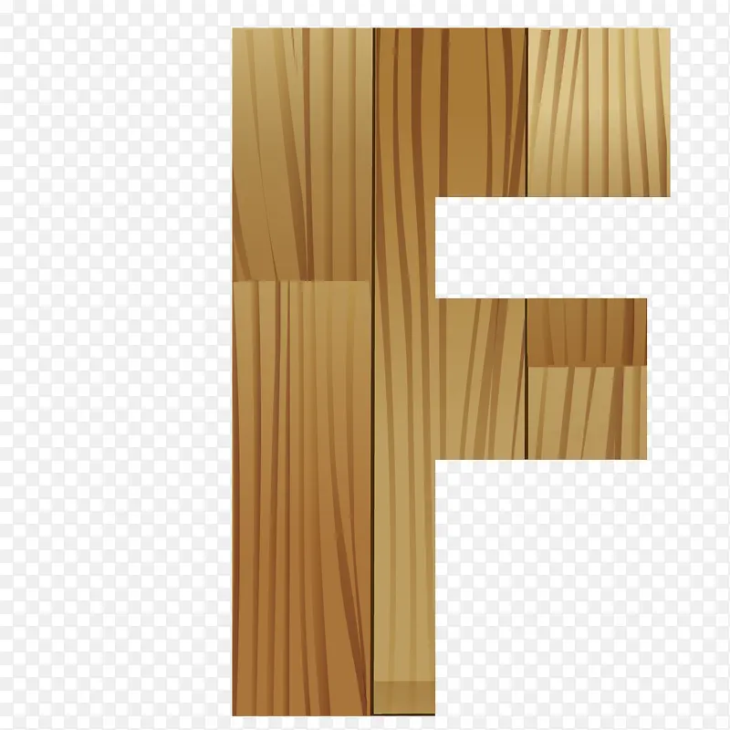 木纹英文字母F