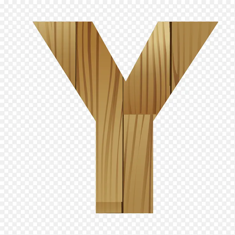 木纹英文字母Y