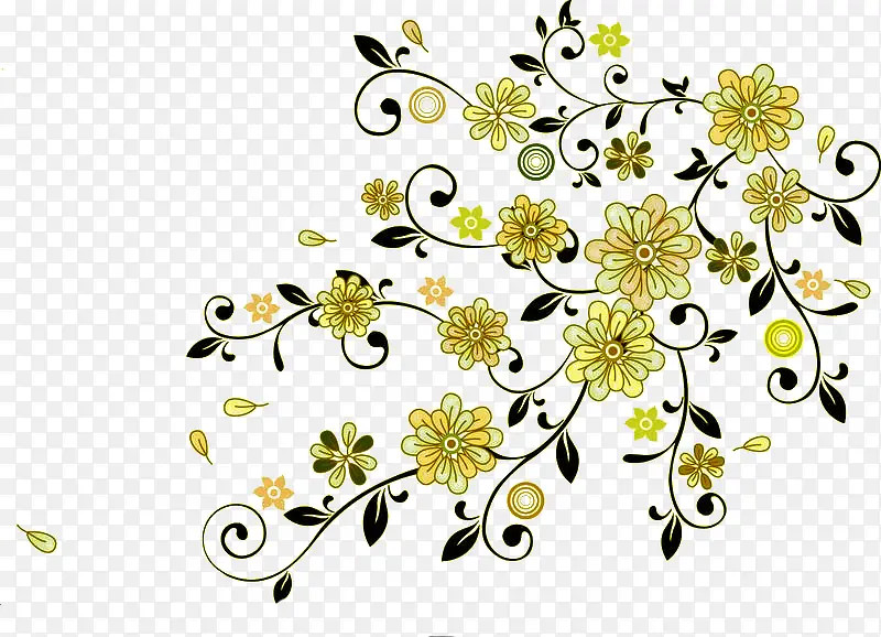 装饰花枝