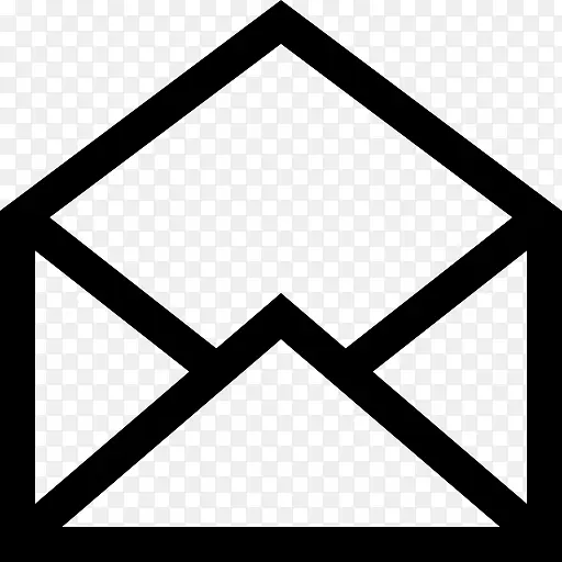 打开邮件界面符号图标